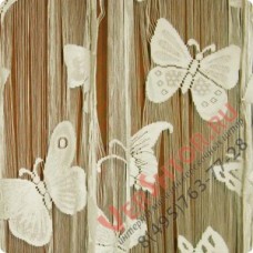Нитяная штора бабочки на нитях №75-13