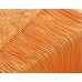 1мм Нитяная штора однотонная оранжевая легкая (3)