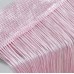 1мм Нитяная штора однотонная розовая легкая (5)