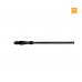 1м Штороводитель черный ⌀10 с ручкой для шторы, стальной