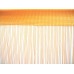 1мм Нитяная штора однотонная оранжевая легкая (3)