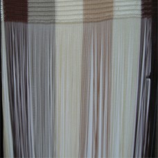 1мм Нитяная штора радуга вертикальная №107, плотная
