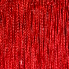 1мм Нитяная штора однотонная красная легкая (17)